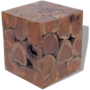Stool Solid Teak 40 x 40 x 45 Cm