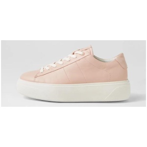 Street Platform Rose Dust Leather Sneakers
