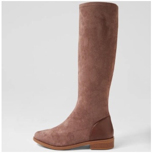 Svante Xf Light Choc Microsuede Knee High Boots