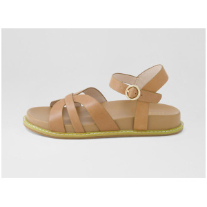 Talia Tan Leather Sandals
