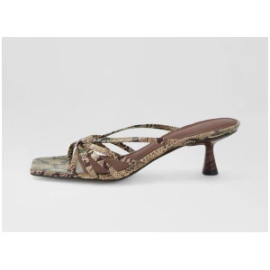 Tallulah Taupe Leather Sandals