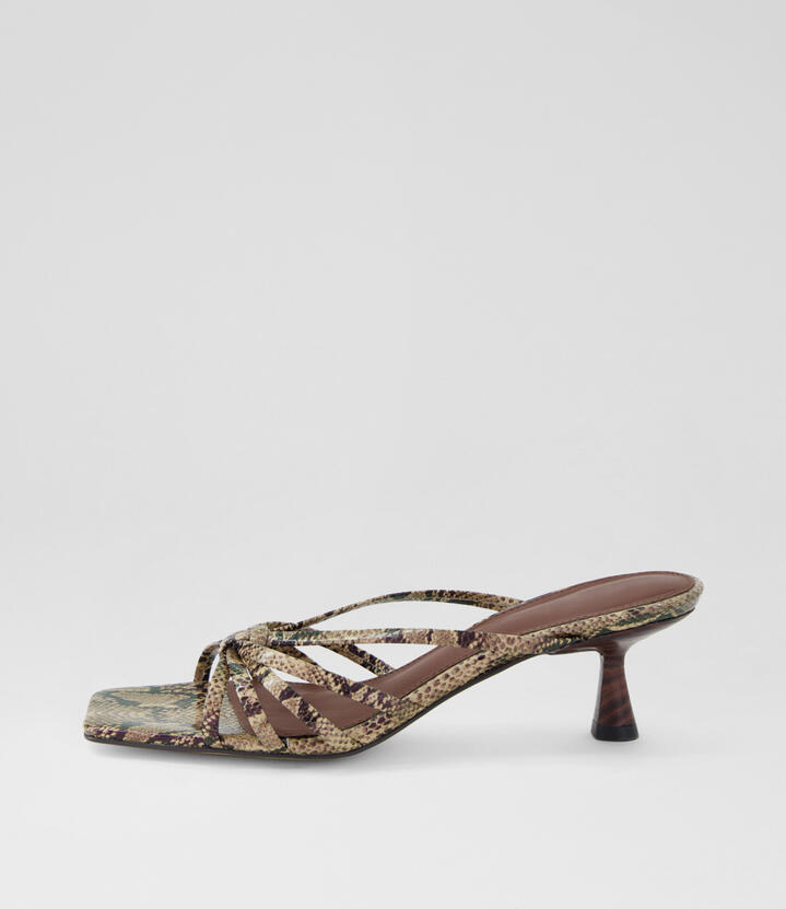 Tallulah Taupe Leather Sandals