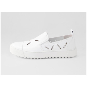 Tample White Leather Sneakers