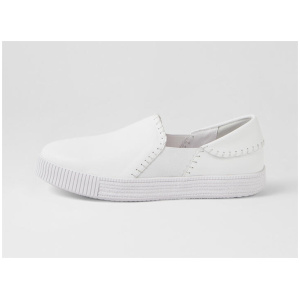 Teamony White Leather Sneakers