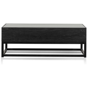 Ted 1.2m Elm Coffee Table - Full Black by Interior Secrets - AfterPay Available