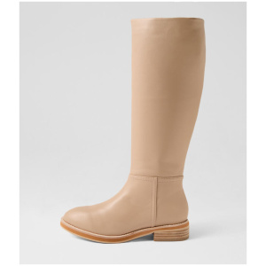 Tessa Boot Fawn Leather Knee High Boots