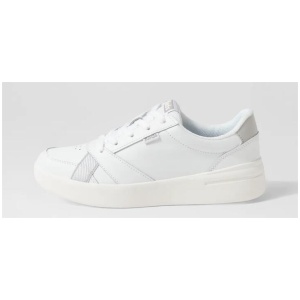 The Court Leather White Leather Sneakers