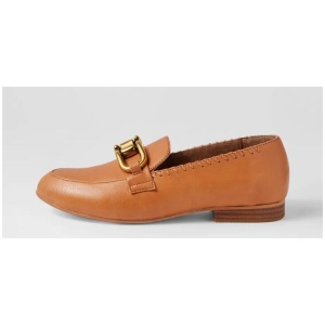 Thea Leather Loafer Coconut Tan Leather Loafers