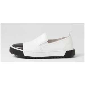 Therilly Black White Leather Sneakers