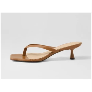 Tidbit Dark Tan Leather Sandals