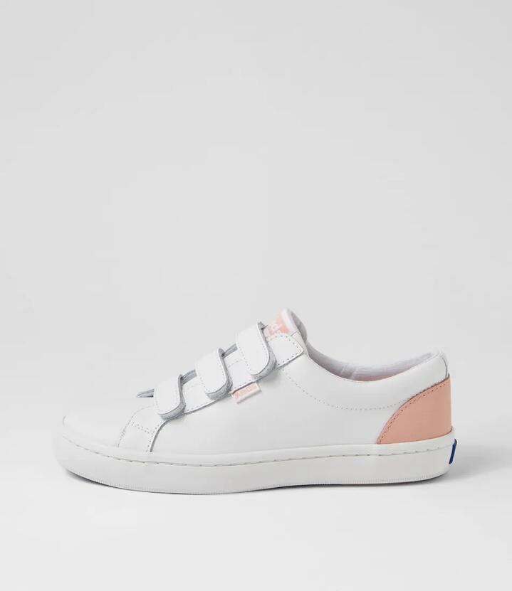 Tiebreak White Blossom Leather Sneakers