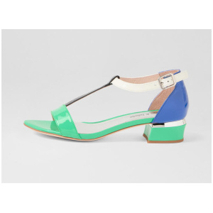 Tiffanis Electric Patent Leather Sandals