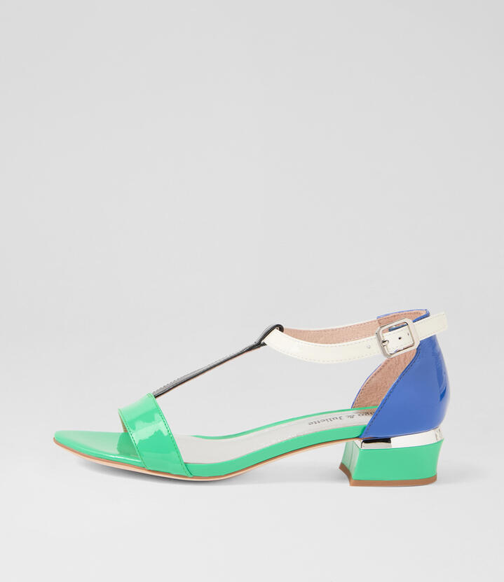 Tiffanis Electric Patent Leather Sandals