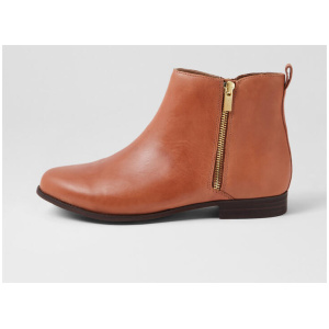 Tokats Xf Cognac Leather Ankle Boots