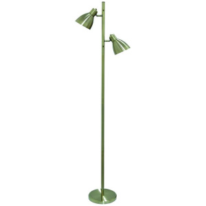 Torres 2 Floor Lamp, Antique Brass