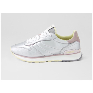 Track And Field Tiryns Silver Fabric Sneakers