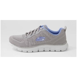Track New Staple Grey Blue Fabric Sneakers