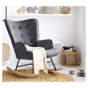 Trilby Rocking Armchair Grey