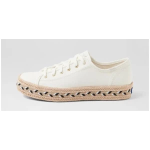 Triple Kick White Natural Canvas Sneakers
