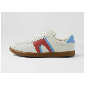 Twins White Natural Leather Sneakers