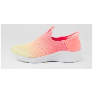 Ultra Flex 3 Beauty Blend Neon Pink Yellow Mesh Sneakers