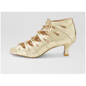 Urame Old Gold Pebble Leather Sandals