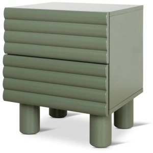 Vasuda 48cm Bedside Table - Green by Interior Secrets - AfterPay Available