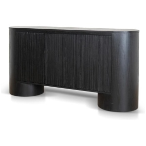 Velero 1.68m Sideboard - Full Black by Interior Secrets - AfterPay Available