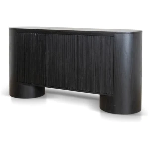 Velero 1.68m Sideboard - Full Black by Interior Secrets - AfterPay Available