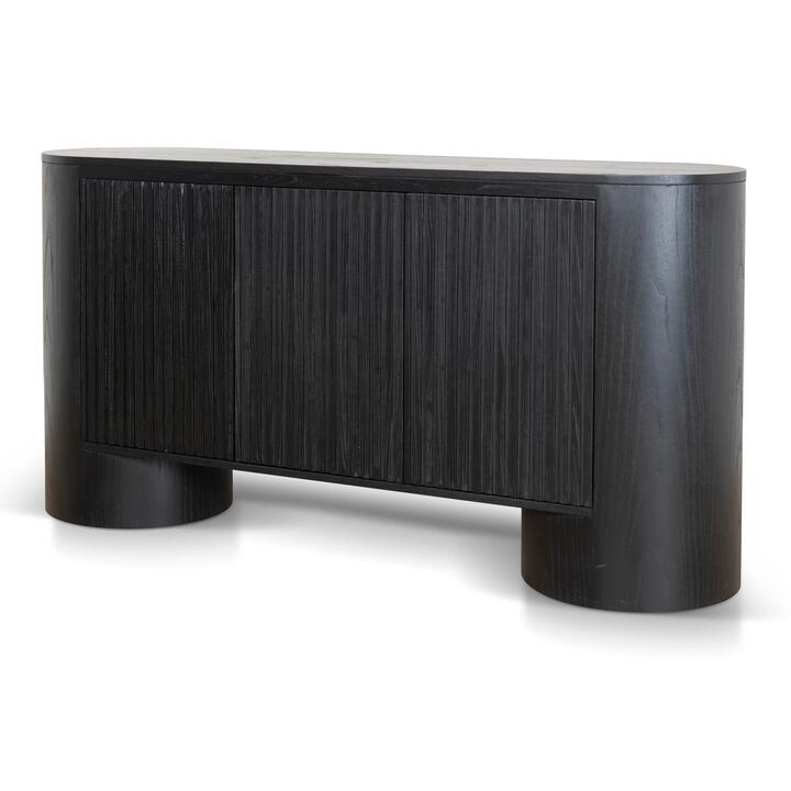 Velero 1.68m Sideboard - Full Black by Interior Secrets - AfterPay Available