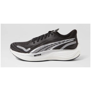 Velocity Nitro3 Black Silver White Mesh Sneakers
