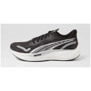 Velocity Nitro3 Black Silver White Mesh Sneakers