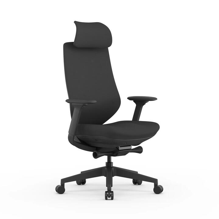 Velsan Mesh Office Chair - Full Black with Headrest by Interior Secrets - AfterPay Available