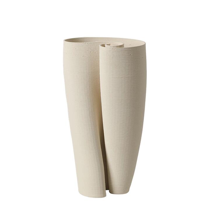Velto Ceramic Threaded Rotating Vase A by Interior Secrets - AfterPay Available