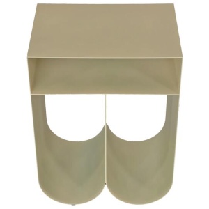 Vionta 35.5cm Side Table - Ivory White by Interior Secrets - AfterPay Available