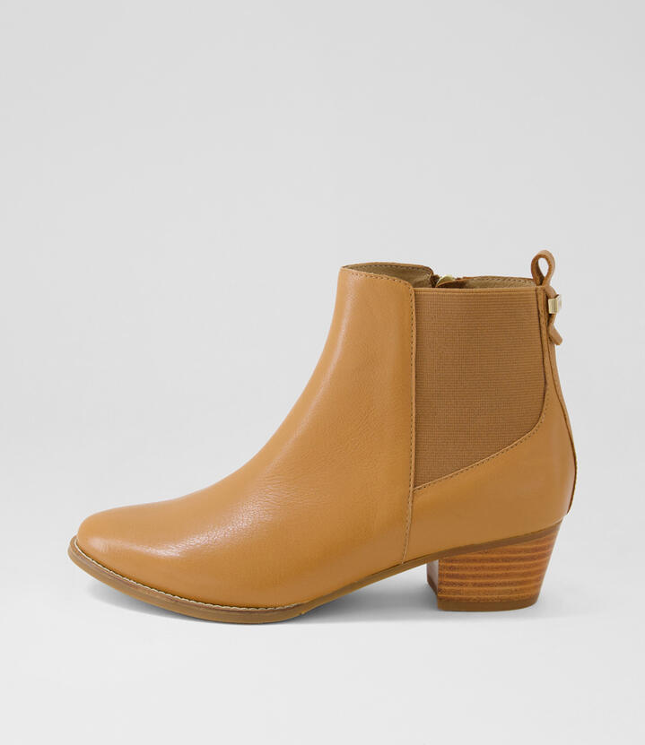 Voy Xf Dark Tan Leather Ankle Boots