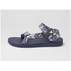 W Original Universal Sirena Crown Blue Fabric Sandals