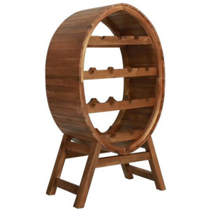 Wine Rack 13 Bottles Solid Acacia Wood