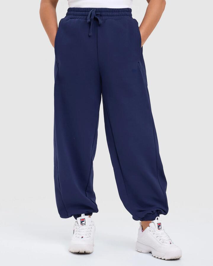 Women's Coverstitch Jogger - FILA NAVY - FILA NAVY