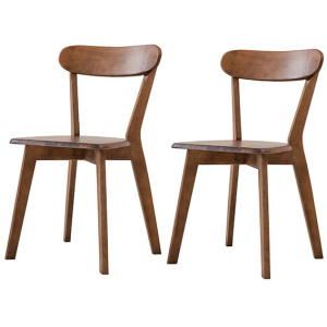 Wooden Dining Chairs Set Of 2 For Home Kitchen Restaurant Cafe