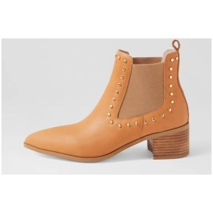 Wynter Tan Leather Chelsea Boots