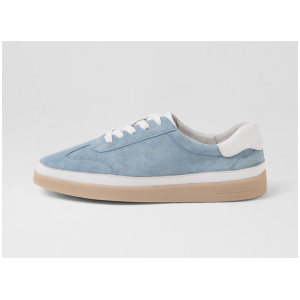 Yamma Denim White Suede Sneakers