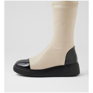 Yiggy Black Vanilla Patent Stretch Calf Boots