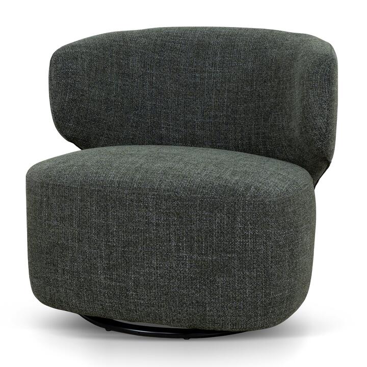 Zenith Swivel Armchair - Moss Green by Interior Secrets - AfterPay Available
