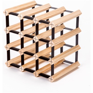 12 Bottle Timber Wine Rack