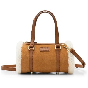 AUSTRALIAN SHEPHERD® Women Hand Carry Adjustable Strap Over Shoulder Zip Quiana Bag - Chestnut / One Size