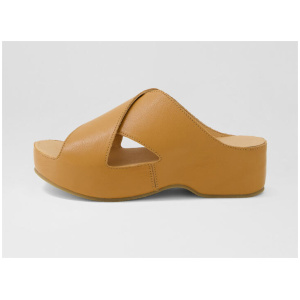 Abile Dark Tan Leather Sandals