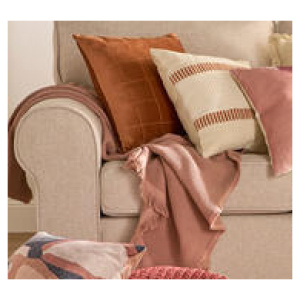 Airlie Square Cushion Brown