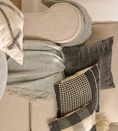 Airlie Square Cushion Grey