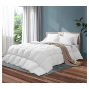 Ambience Super King Goose Feather And Down Quilt White